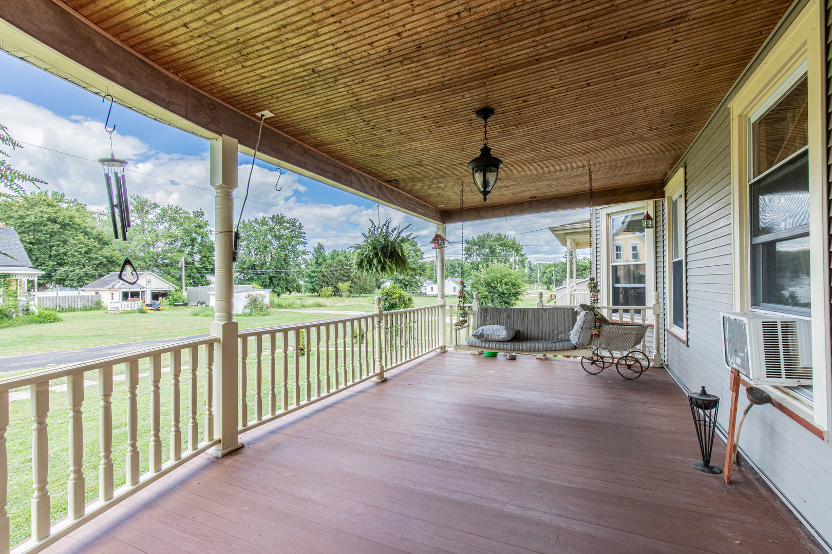 304 Locust Street Mineral, IL 61344 - Photo 6 of 38 a view of a patio with a table chairs and backyard