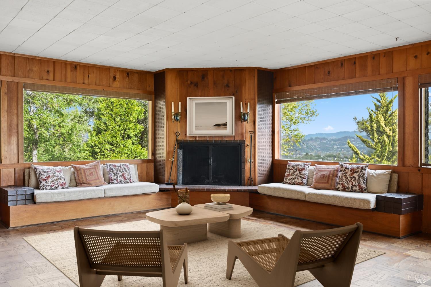 666 Redwood Avenue Corte Madera, CA 94925 - Photo 6 of 43 a living room with furniture and a large window