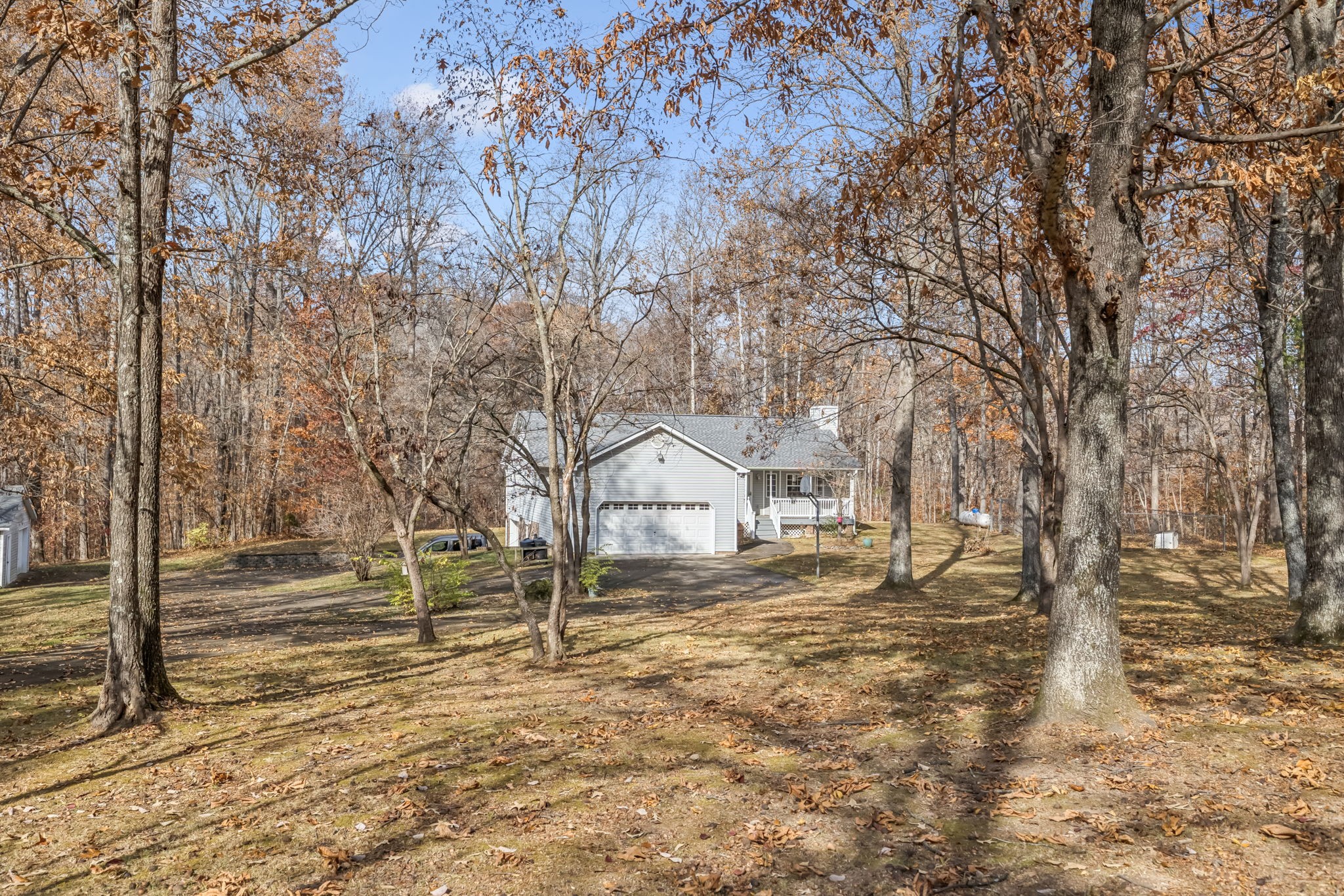 7399 Forest Glenn Road Fairview, TN 37062 - Photo 8 of 75 a view of large yard with large trees