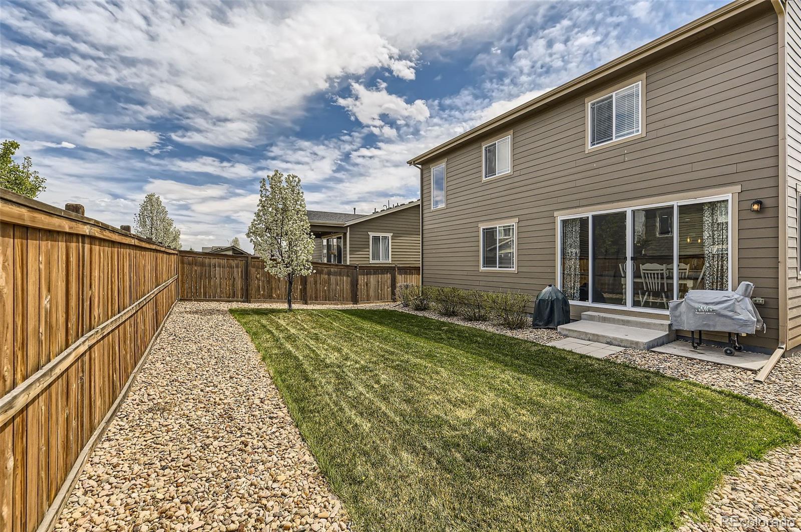 25621 East Cedar Place Aurora, CO 80018 - Photo 25 of 30 a view of a backyard with sitting area