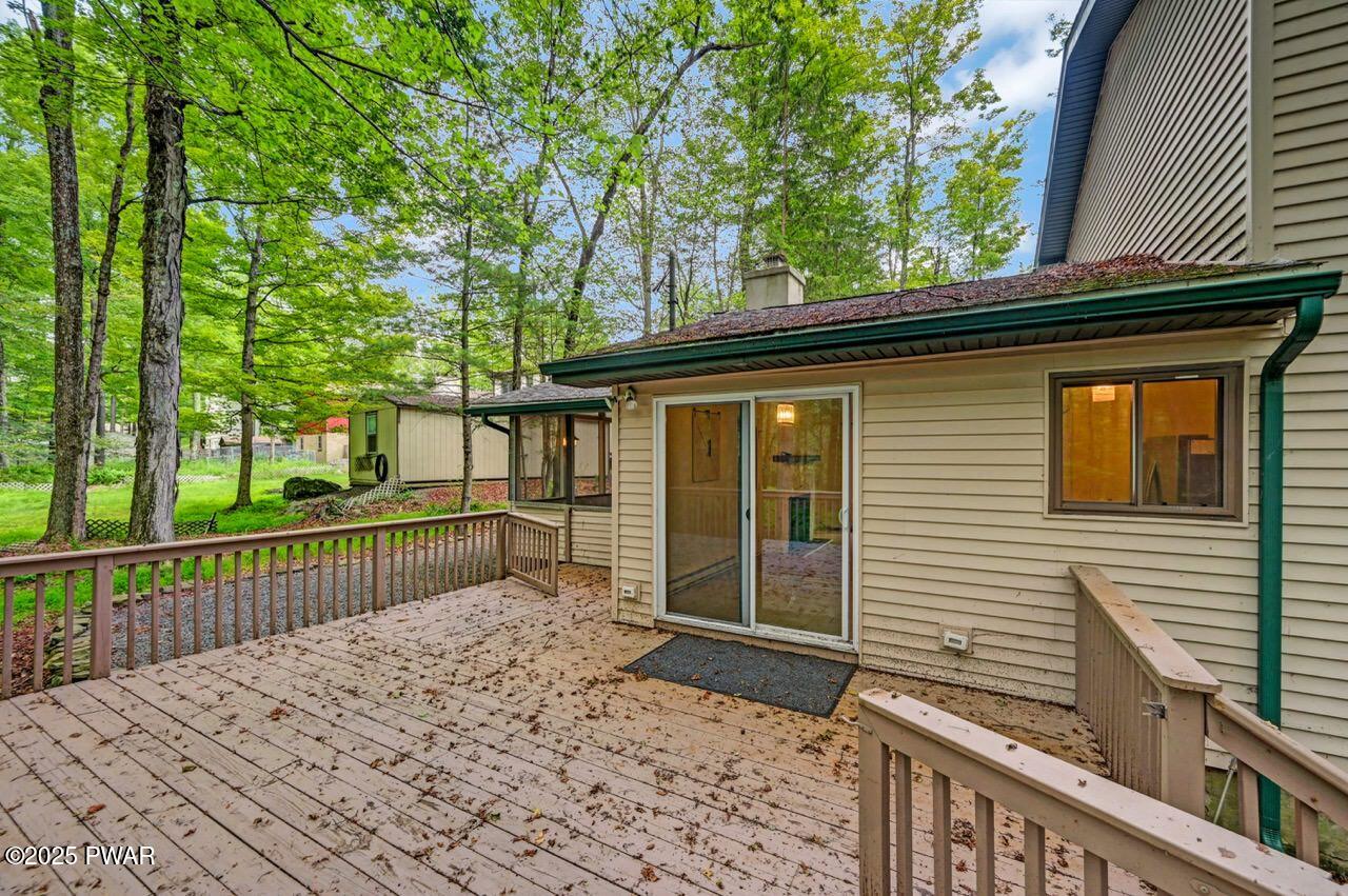 14 Ridgewood Circle Lake Ariel, PA 18436 - Photo 6 of 49 Large Private Deck to Rear