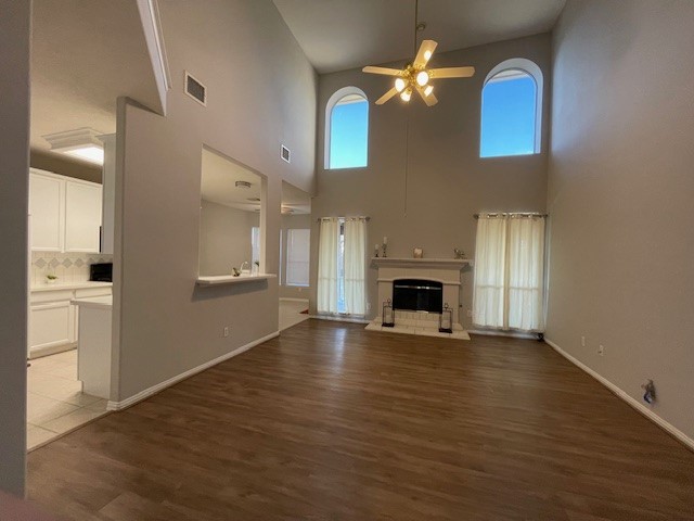 2202 Melanie Park Drive Spring, TX 77388 - Photo 14 of 21 an empty room with windows and fireplace