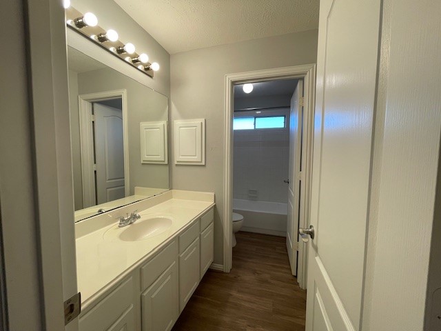 2202 Melanie Park Drive Spring, TX 77388 - Photo 6 of 21 a bathroom with a double vanity sink and a mirror