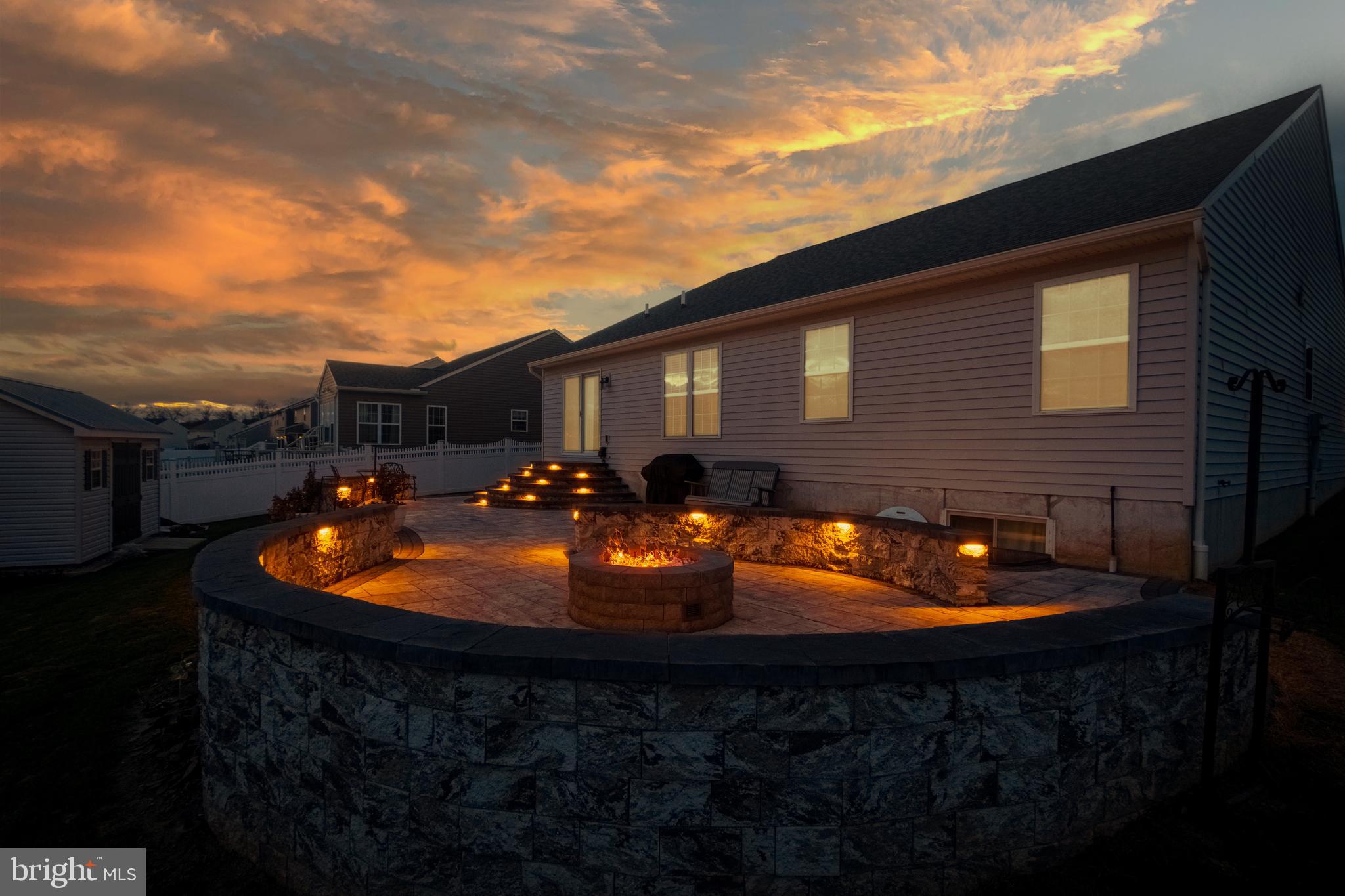 506 Granite Run Carlisle, PA 17015 - Photo 35 of 37 a view of swimming pool and fire pit