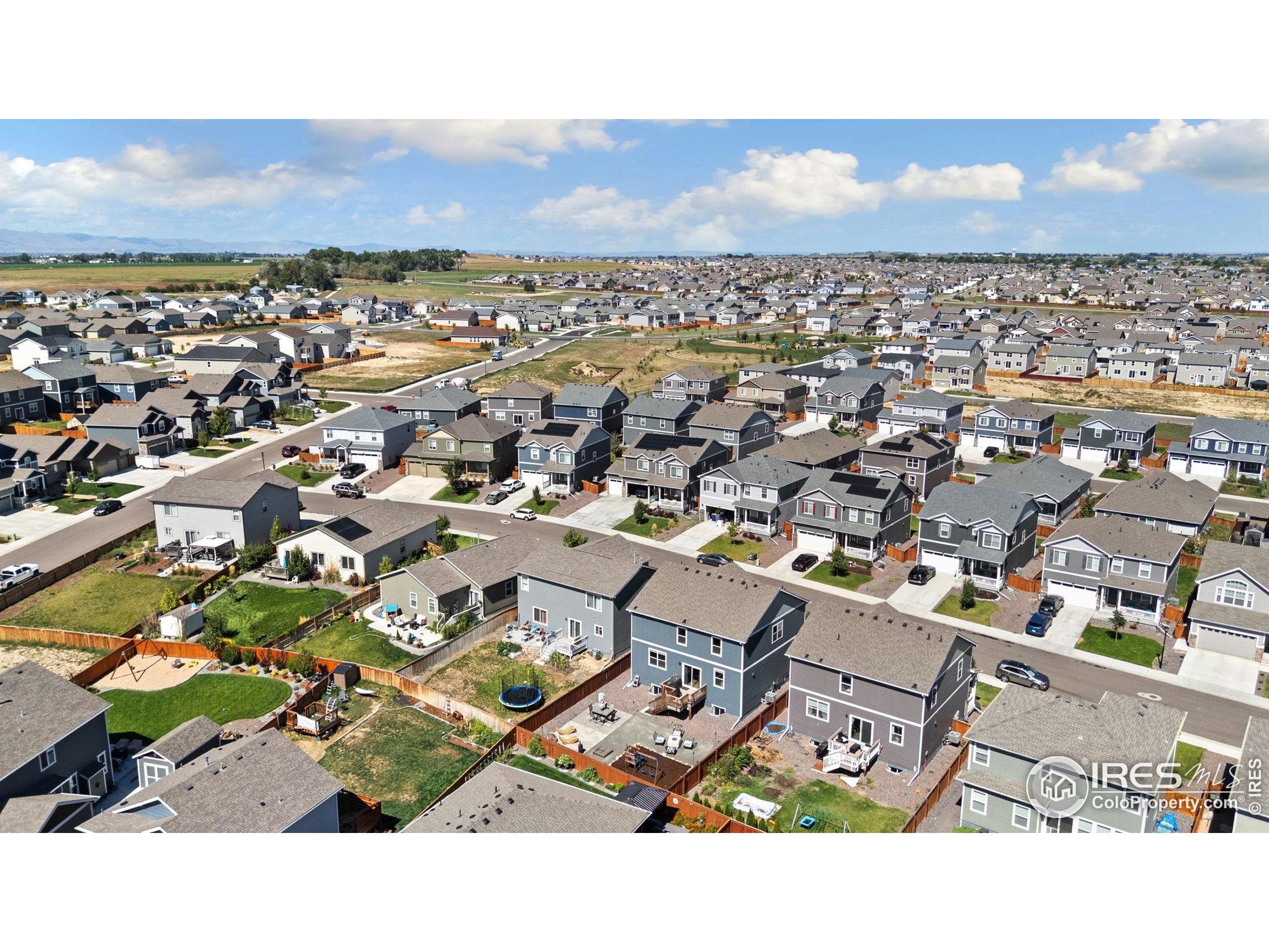 1233 Lily Mountain Road Severance, CO 80550 - Photo 40 of 44 an aerial view of a city