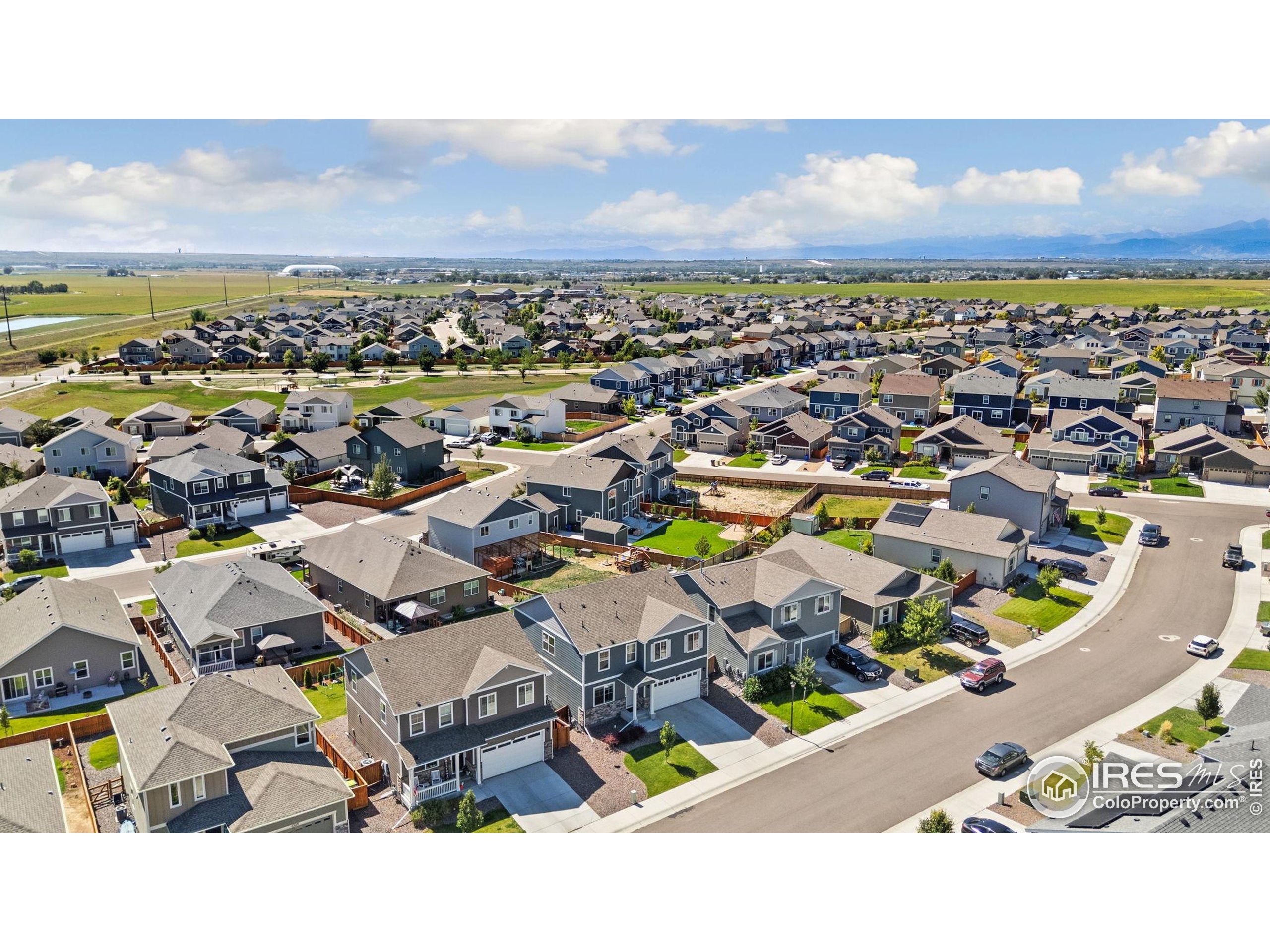 1233 Lily Mountain Road Severance, CO 80550 - Photo 43 of 44 an aerial view of a city