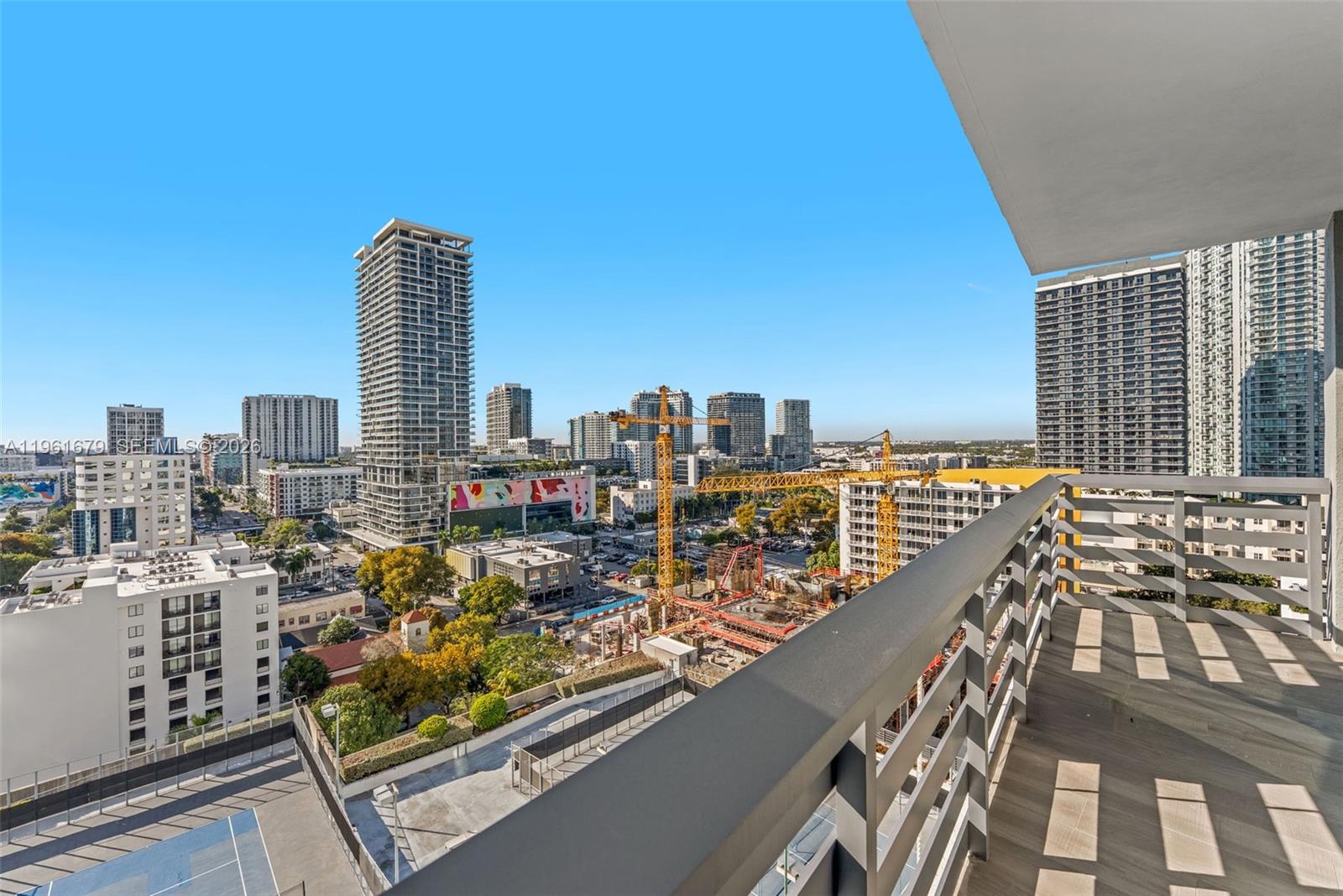 460 Northeast 28th Street, Unit 1601 Miami, FL 33137 - Photo 22 of 41 a city view from a balcony with city view