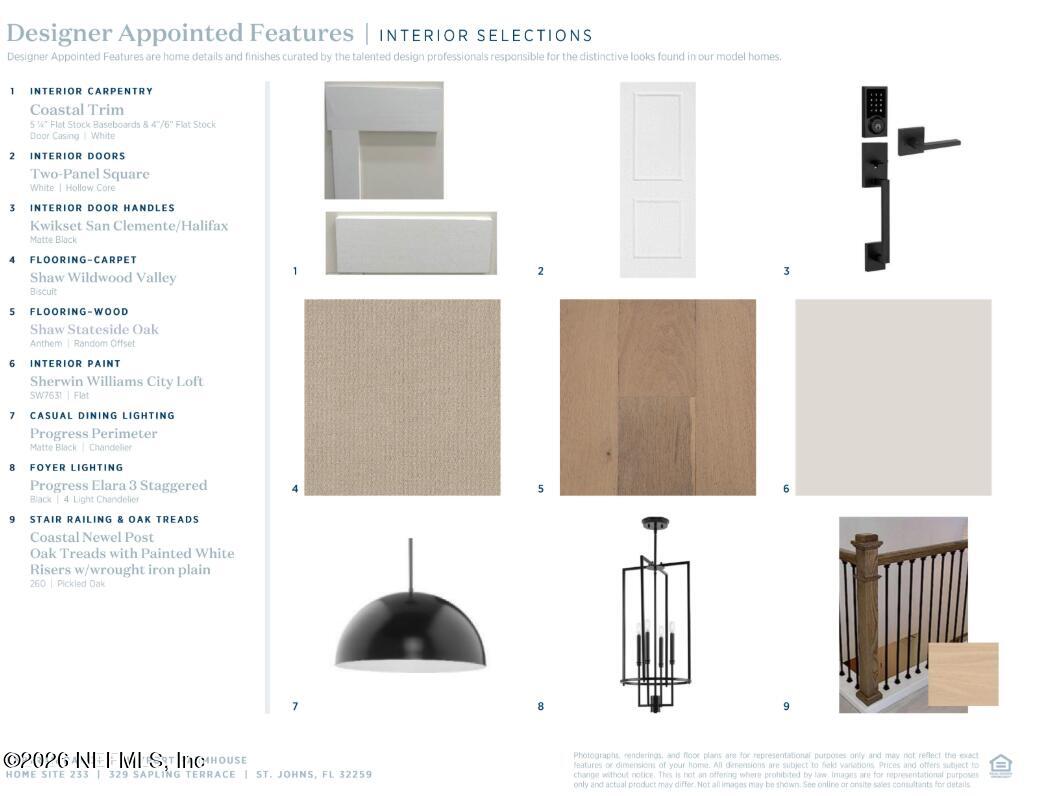 329 Sapling Terrace St. Johns, FL 32259 - Photo 2 of 6 Mayport Farmhouse Interior Selections