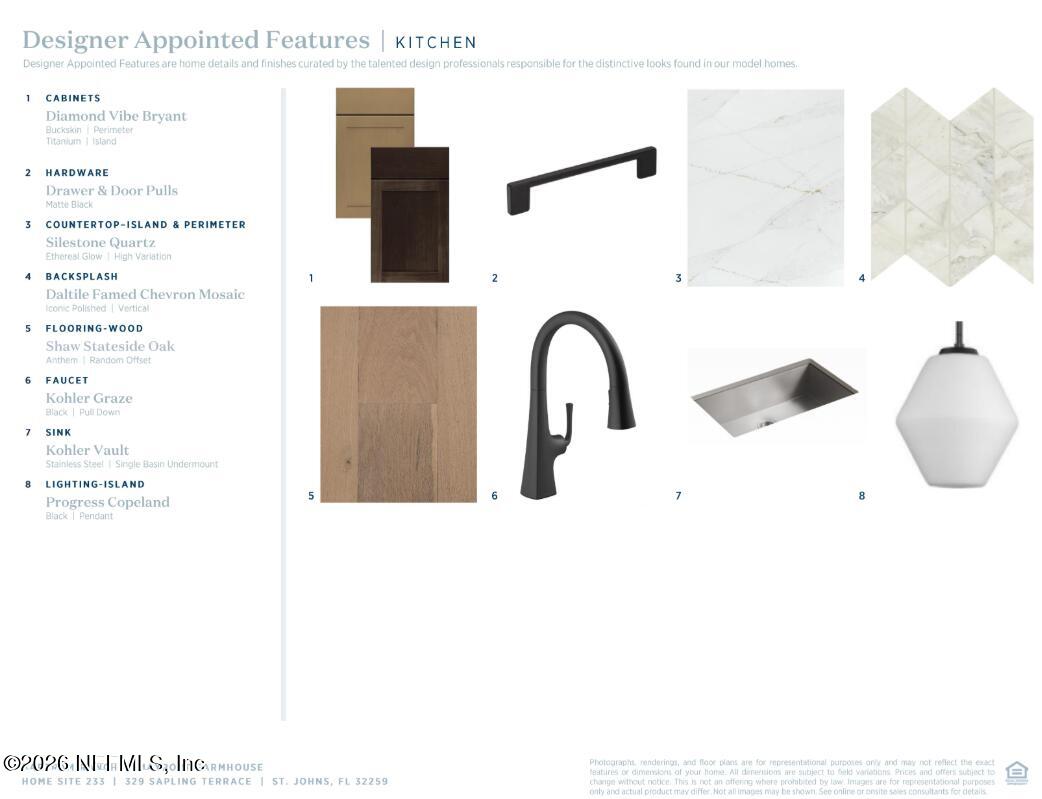 329 Sapling Terrace St. Johns, FL 32259 - Photo 3 of 6 Mayport Farmhouse Kitchen Finishes