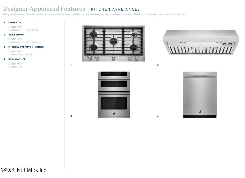 329 Sapling Terrace St. Johns, FL 32259 - Photo 4 of 6 Mayport Farmhouse JennAir Appliance Pack