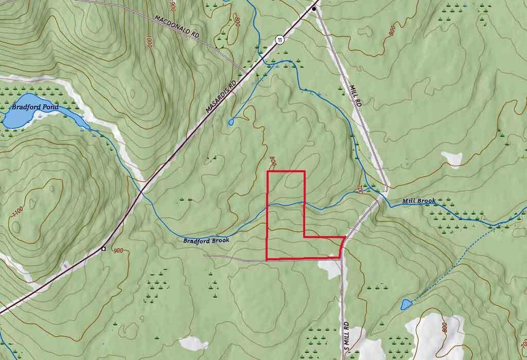 Lot 8-9 South Mill Road Smyrna Mills, ME 04780 - Photo 27 of 43 land-for-sale-moro-topo