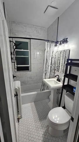 a view of a livingroom with a chandelier