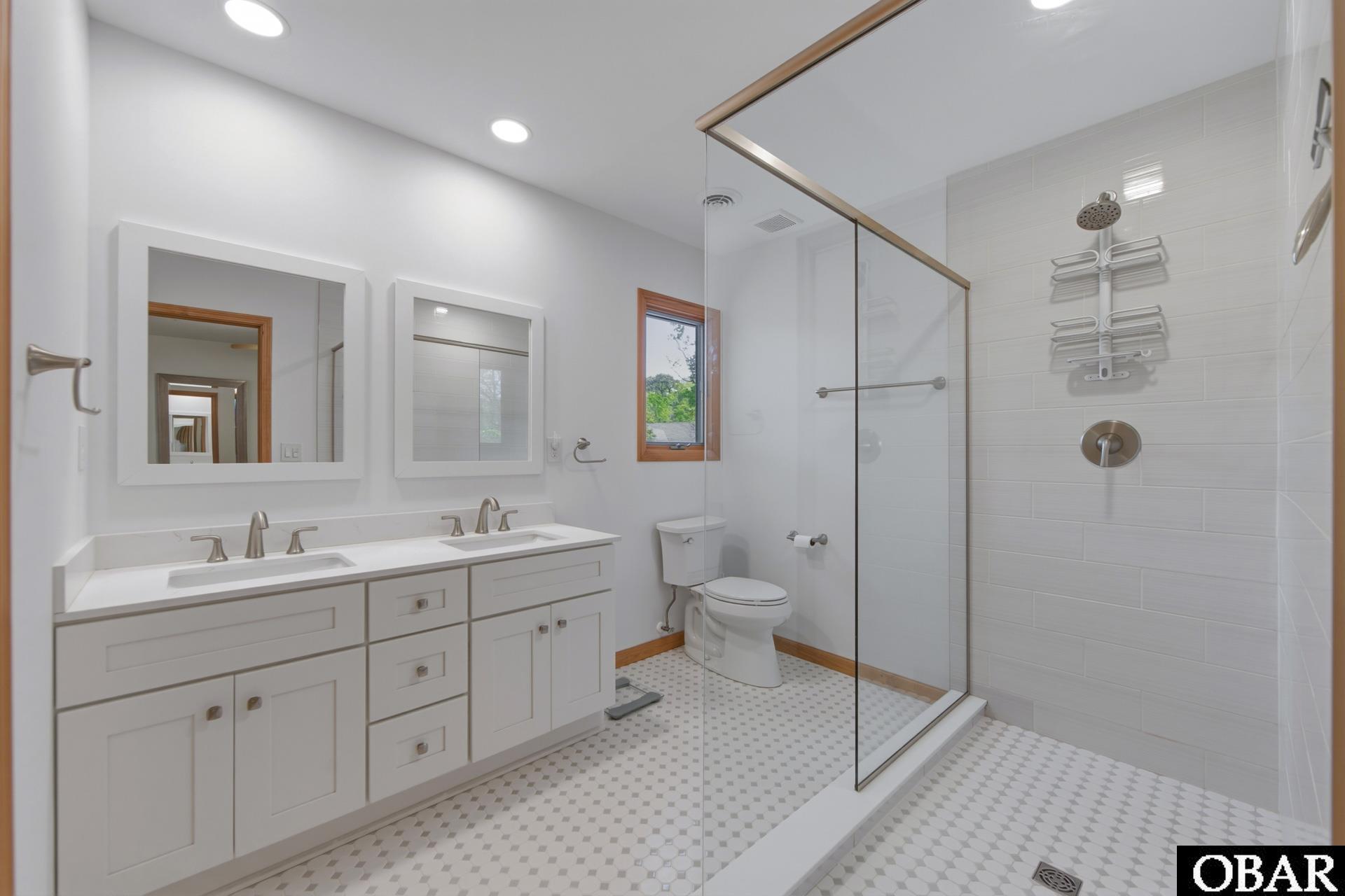 175 Beech Tree Trail, Unit 5 Southern Shores, NC 27949 - Photo 27 of 50 Remodeled Bath-Dual Sink Vanity
