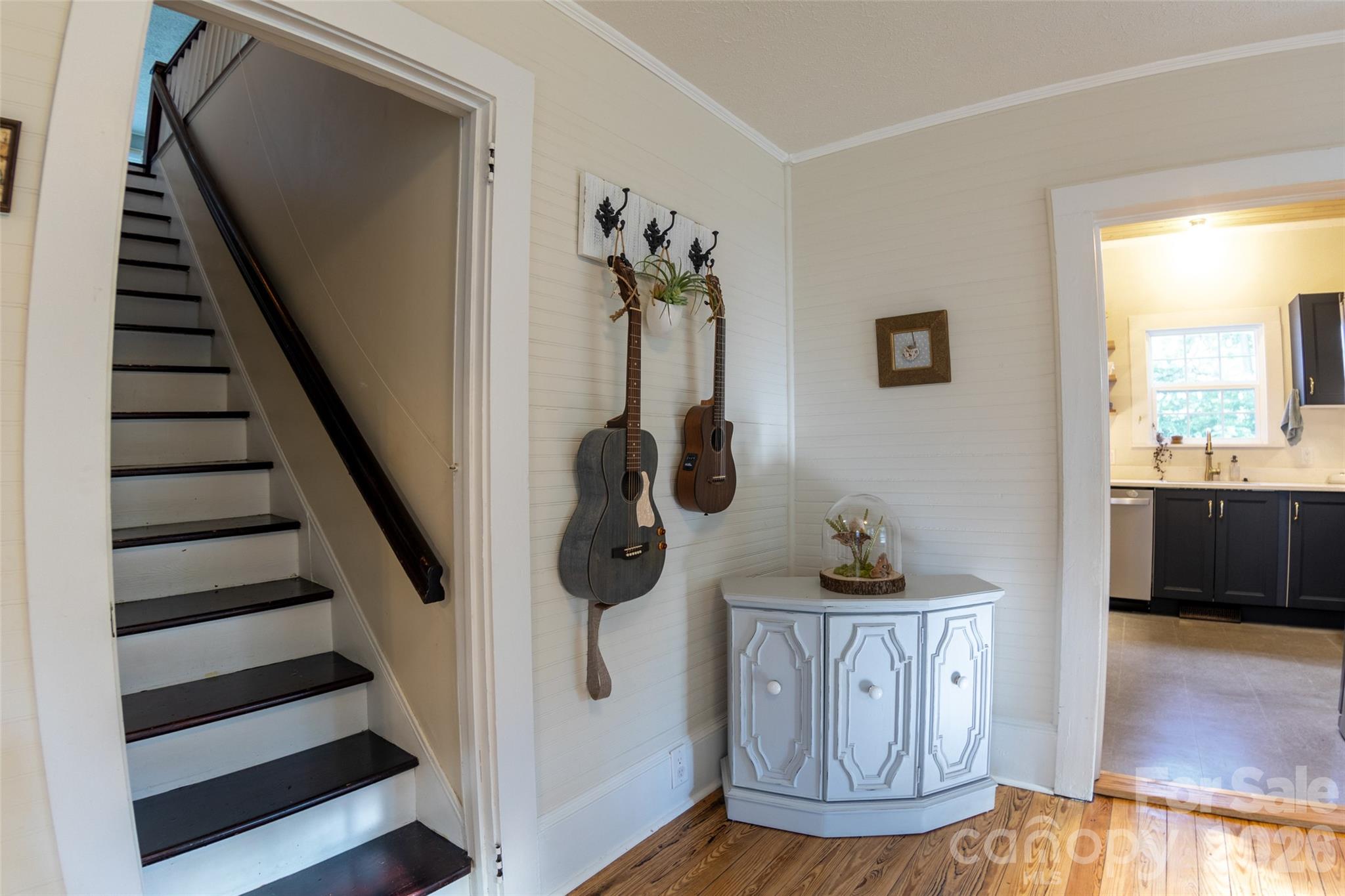102 Cuthberson Street Morganton, NC 28655 - Photo 14 of 45 a view of entryway and hall with wooden floor