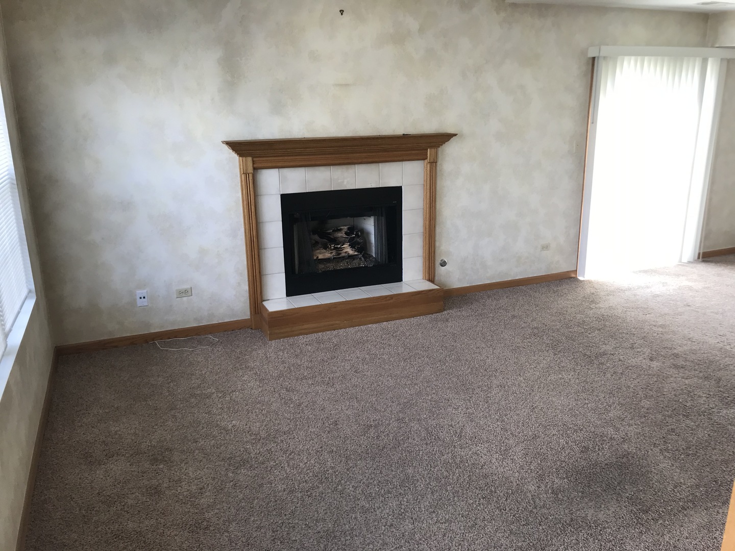 1456 Berta Drive Crest Hill, IL 60403 - Photo 3 of 17 a view of empty room with a fireplace