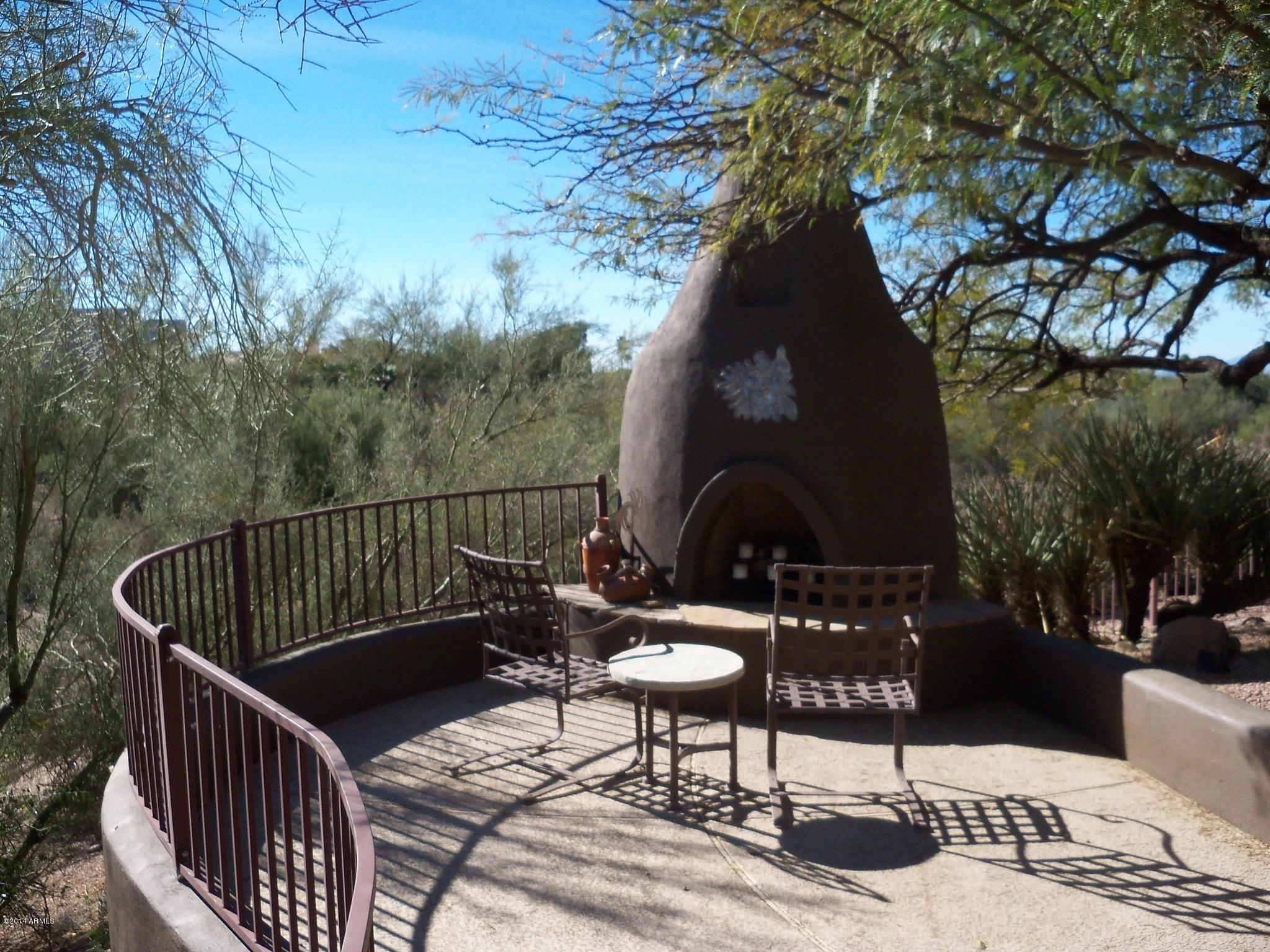 36619 Wild Flower Road Carefree, AZ 85377 - Photo 20 of 25 Outdoor Gas Fireplace