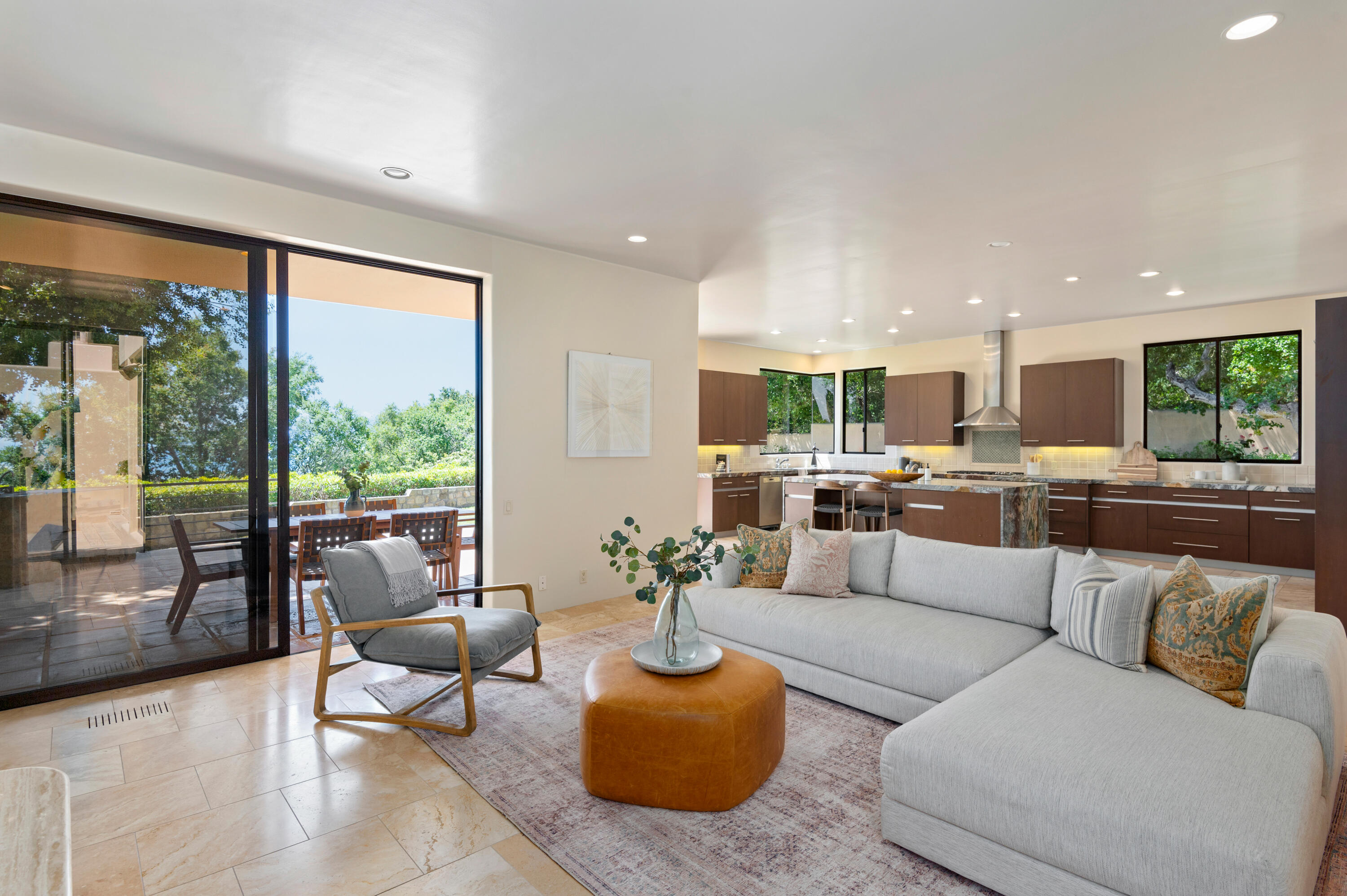 1181 Glenview Road Santa Barbara, CA 93108 - Photo 11 of 46 a living room with furniture and a large window