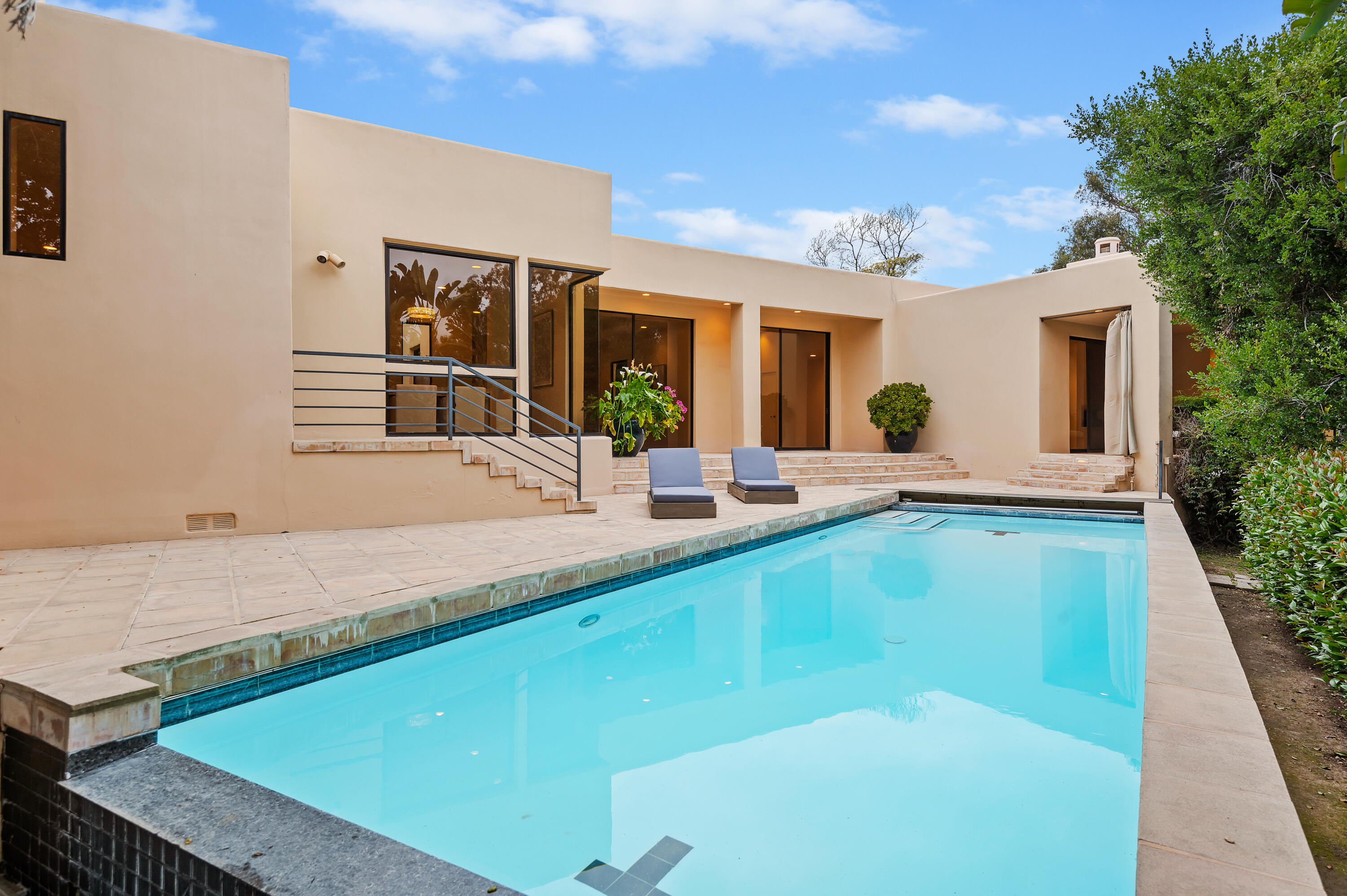 1181 Glenview Road Santa Barbara, CA 93108 - Photo 18 of 46 a swimming pool with outdoor seating and yard