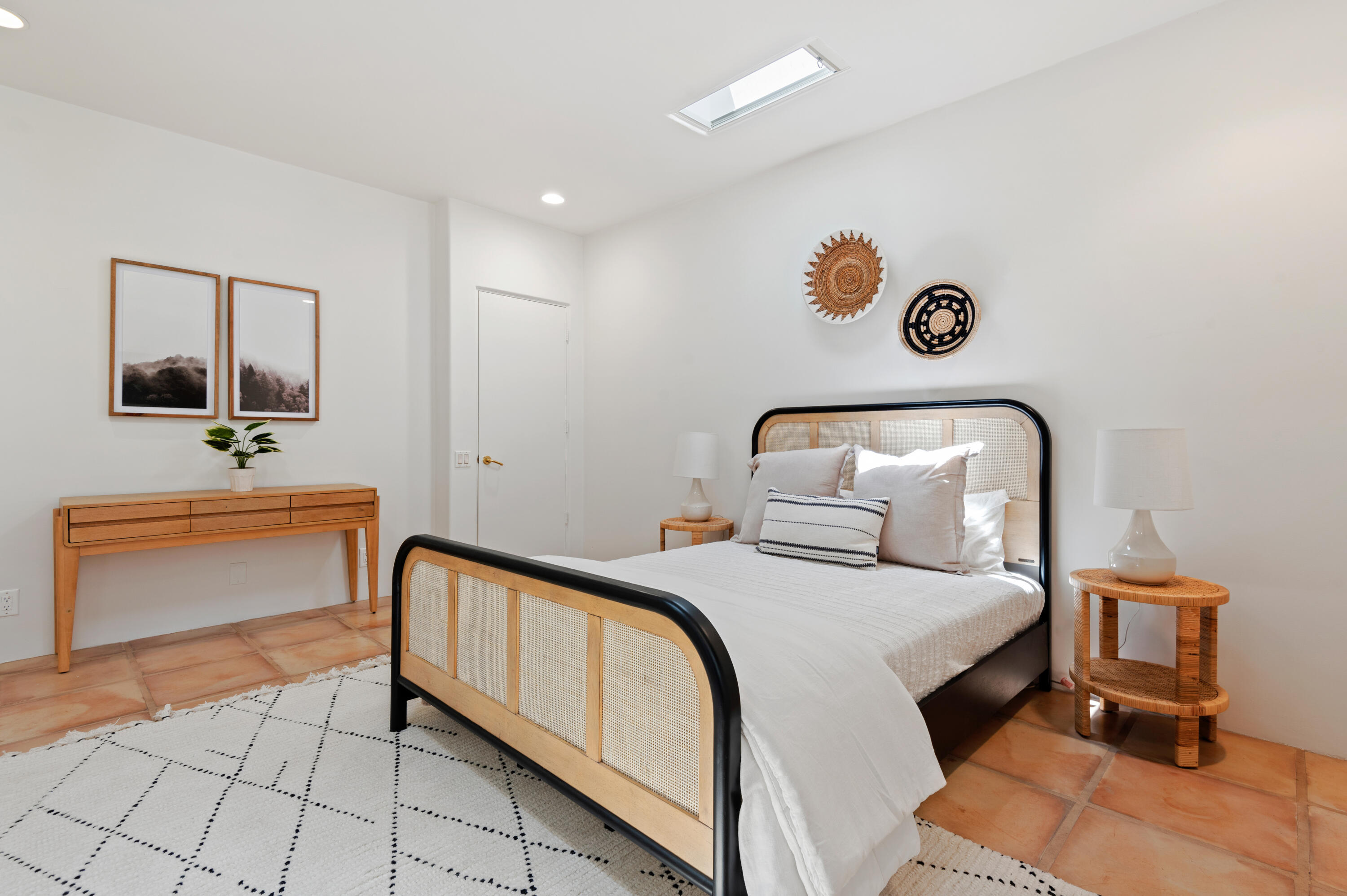 1181 Glenview Road Santa Barbara, CA 93108 - Photo 29 of 46 a bedroom with a bed and a view of bathroom