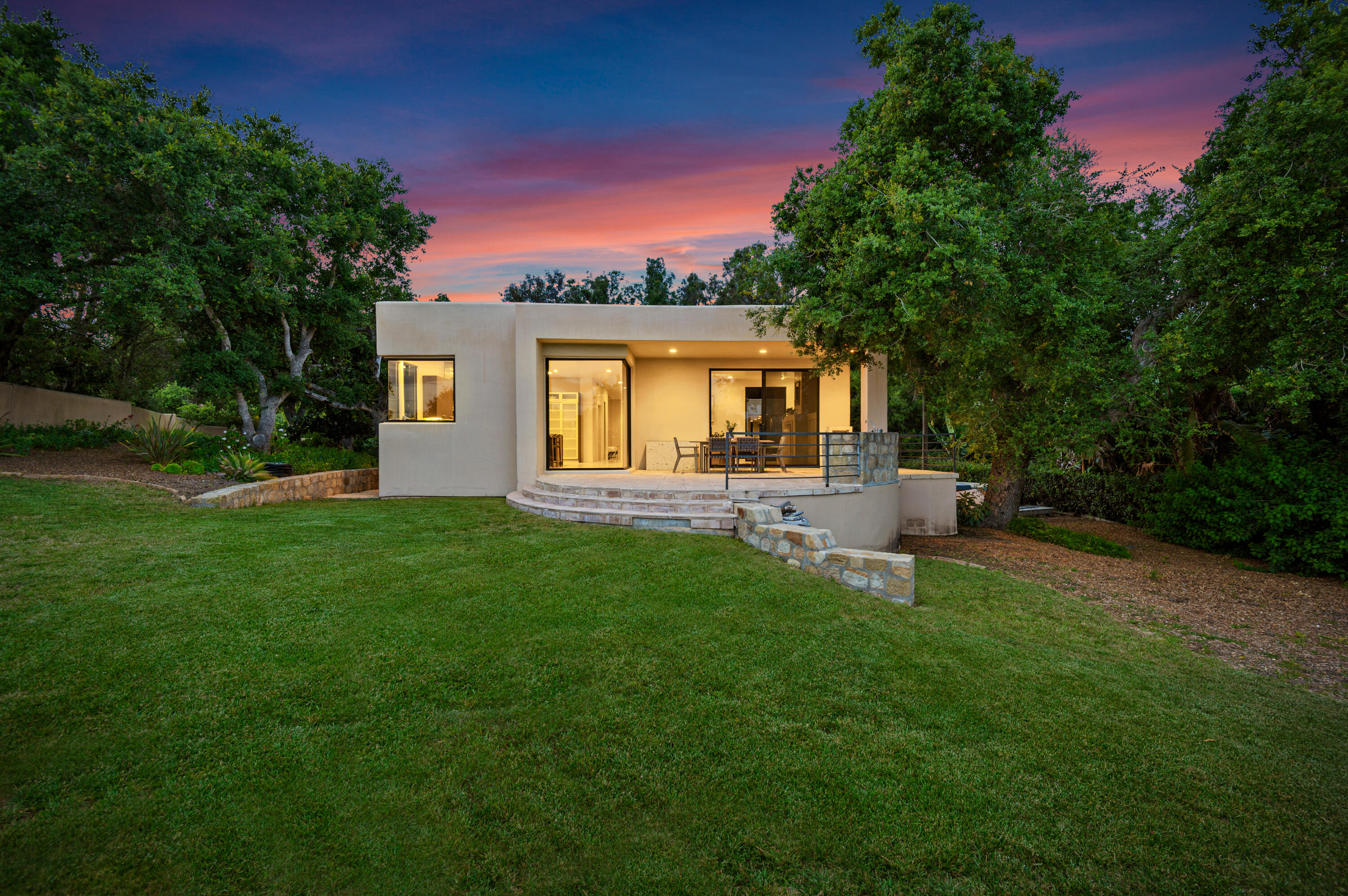 1181 Glenview Road Santa Barbara, CA 93108 - Photo 37 of 46 a house view with a sitting space and garden