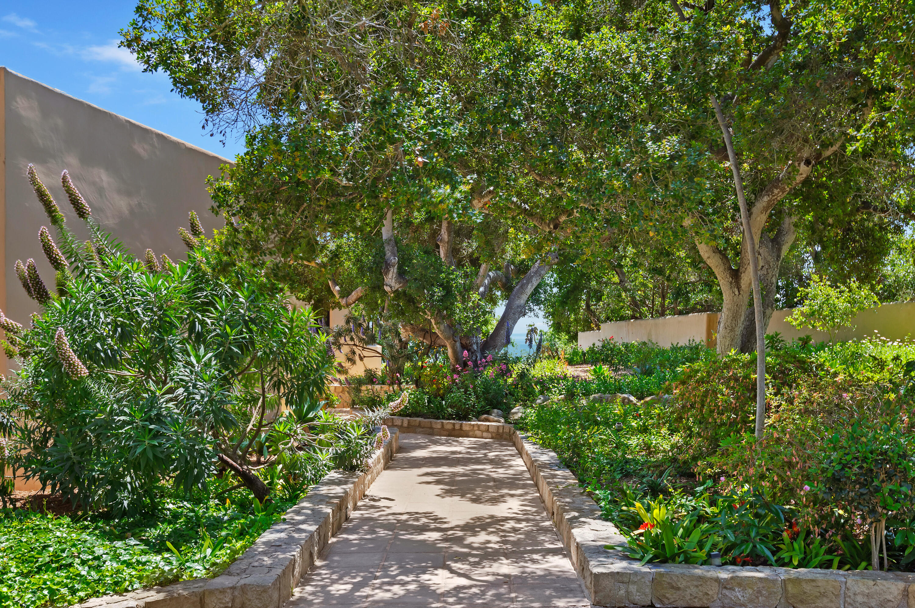1181 Glenview Road Santa Barbara, CA 93108 - Photo 4 of 46 a view of a pathway both side of yard
