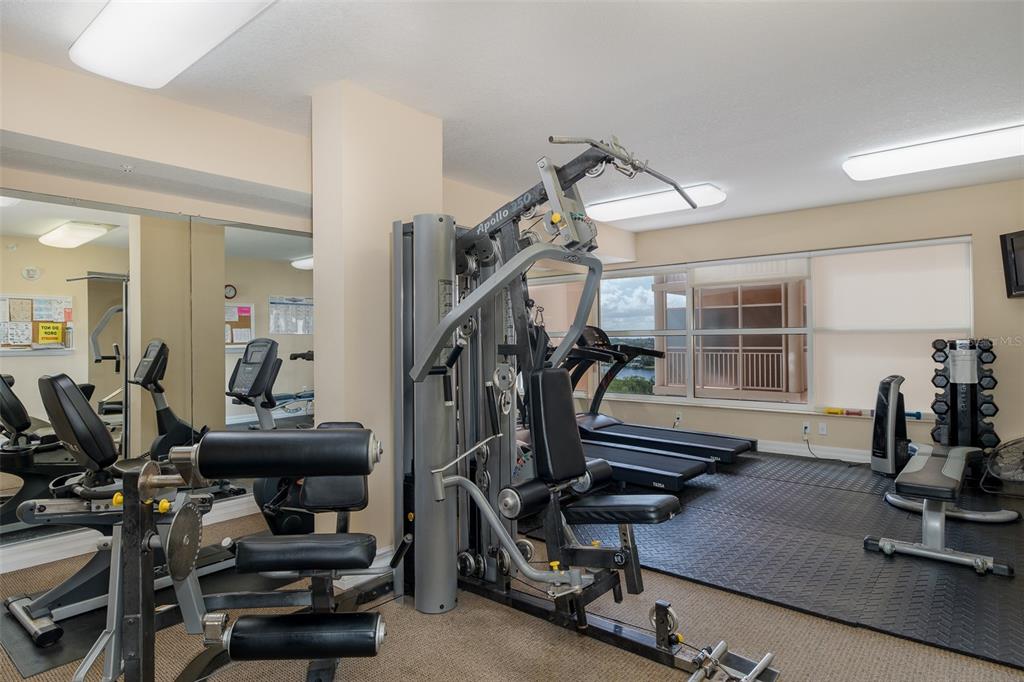 4516 Seagull Drive, Unit 411 New Port Richey, FL 34652 - Photo 34 of 47 a view of a room with gym equipment