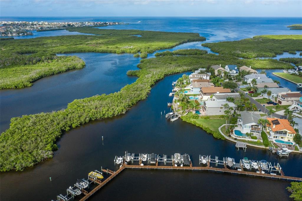 4516 Seagull Drive, Unit 411 New Port Richey, FL 34652 - Photo 47 of 47 an aerial view of a house with a lake view