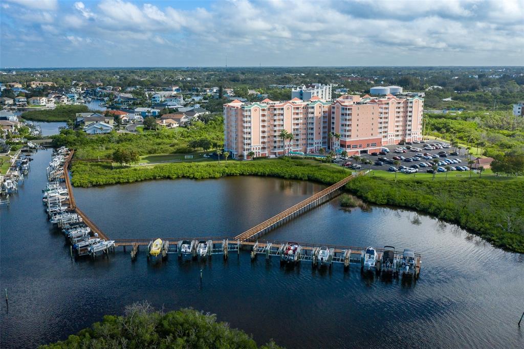 4516 Seagull Drive, Unit 411 New Port Richey, FL 34652 - Photo 7 of 47 a view of a lake with a city view