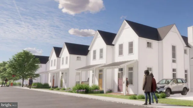 a view of a building with a street