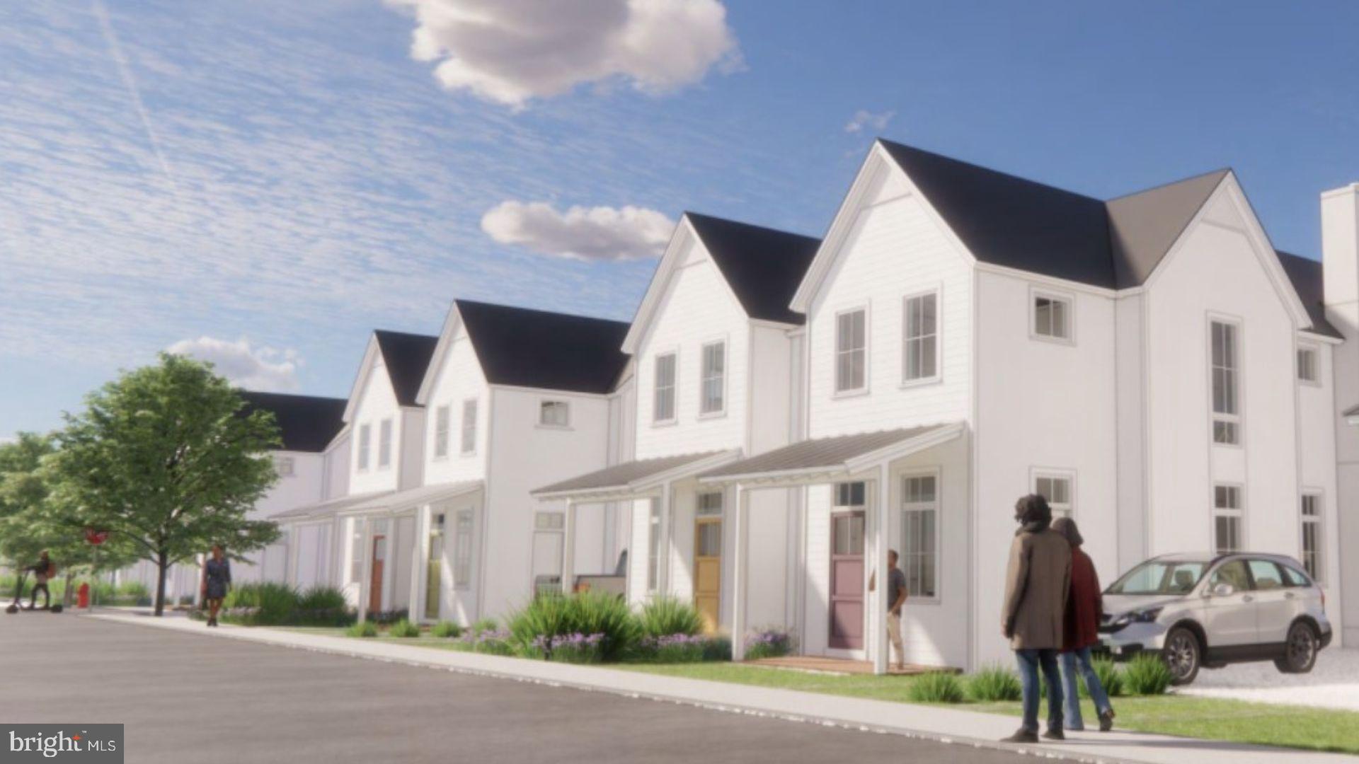 a view of a building with a street