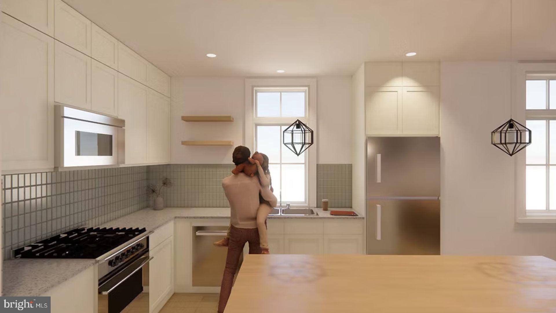 205 West Front Street, Unit A Laurel, DE 19956 - Photo 6 of 11 a kitchen with a refrigerator and a stove