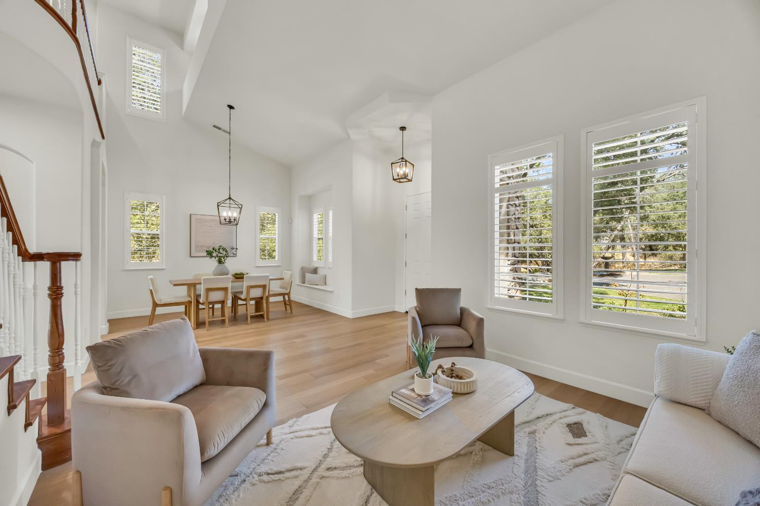 6041 Lockridge Drive Granite Bay, CA 95746 - Photo 11 of 67 a living room with furniture and wooden floor