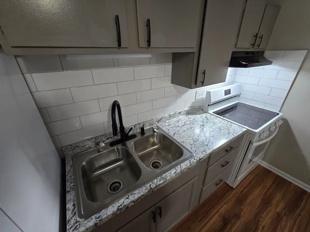 a close view of stove