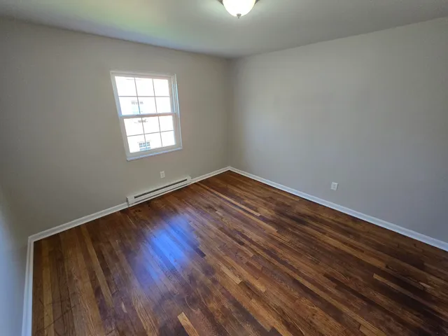 wooden floor in an empty room