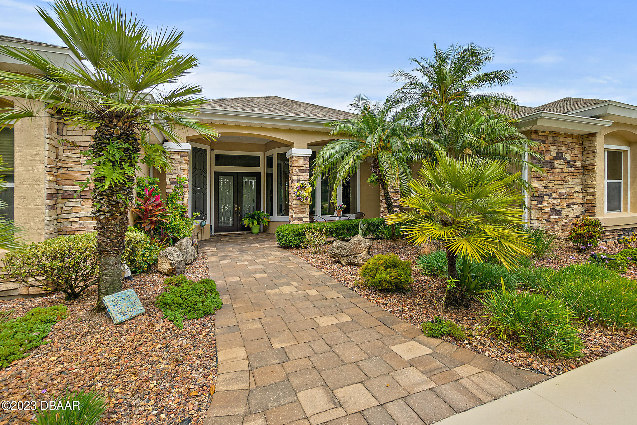 1083 Hampstead Lane Ormond Beach, FL 32174 - Photo 2 of 73 Pavers Walkway to Front Door