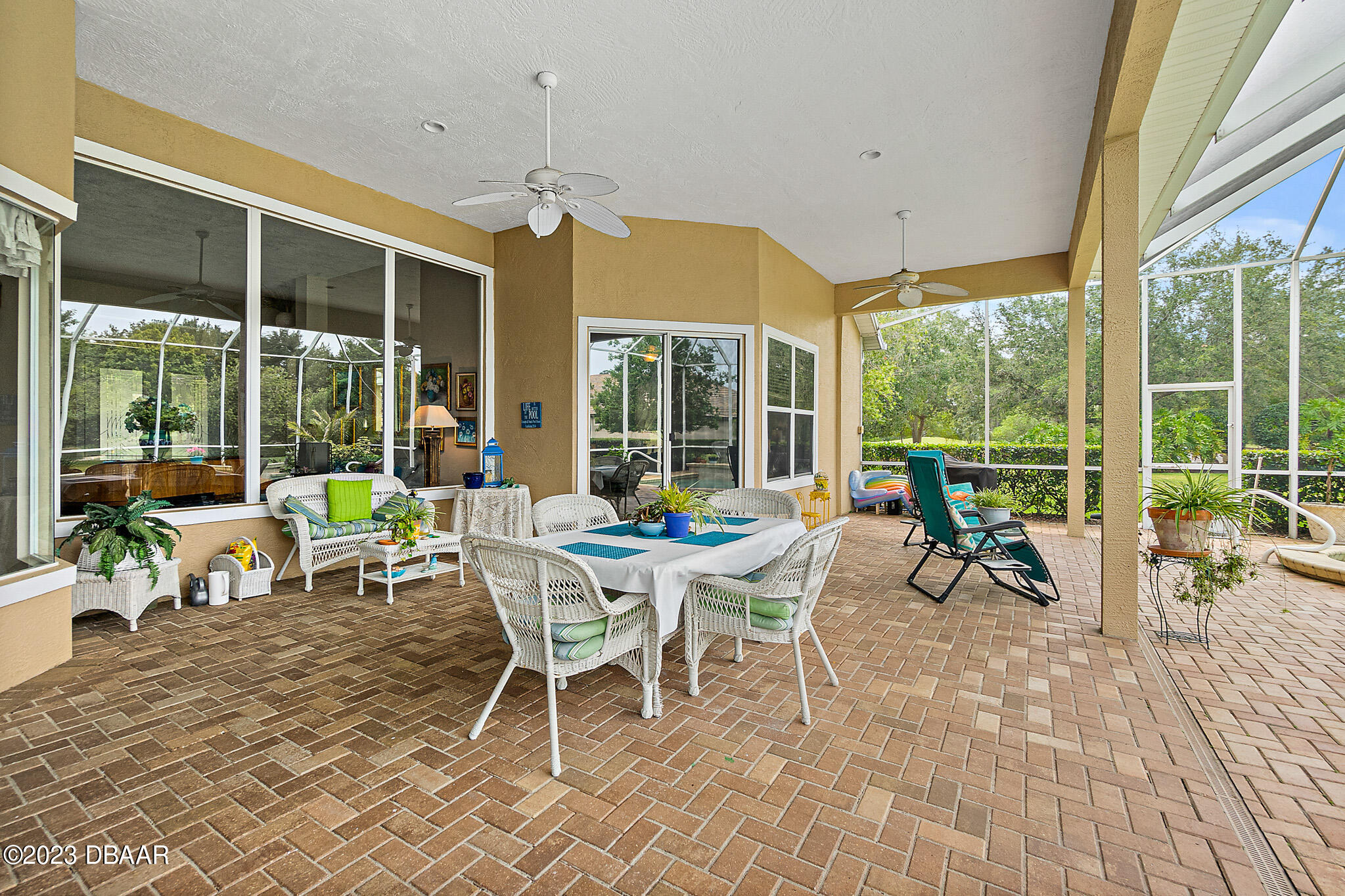 1083 Hampstead Lane Ormond Beach, FL 32174 - Photo 41 of 73 Pavers Lanai