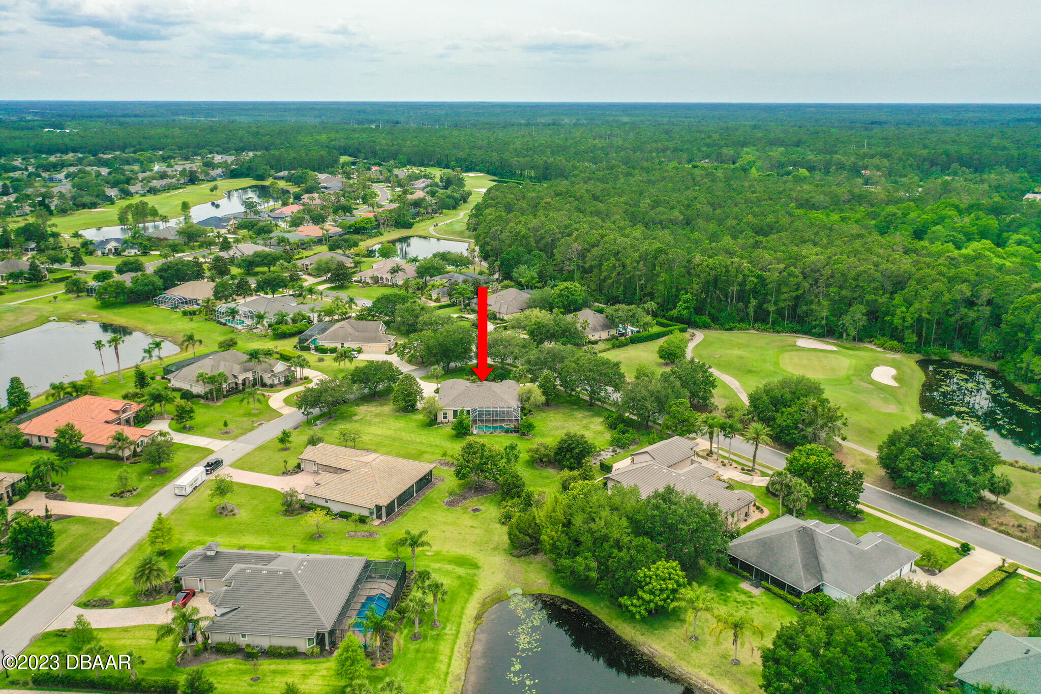 1083 Hampstead Lane Ormond Beach, FL 32174 - Photo 58 of 73 Aerial View of Property