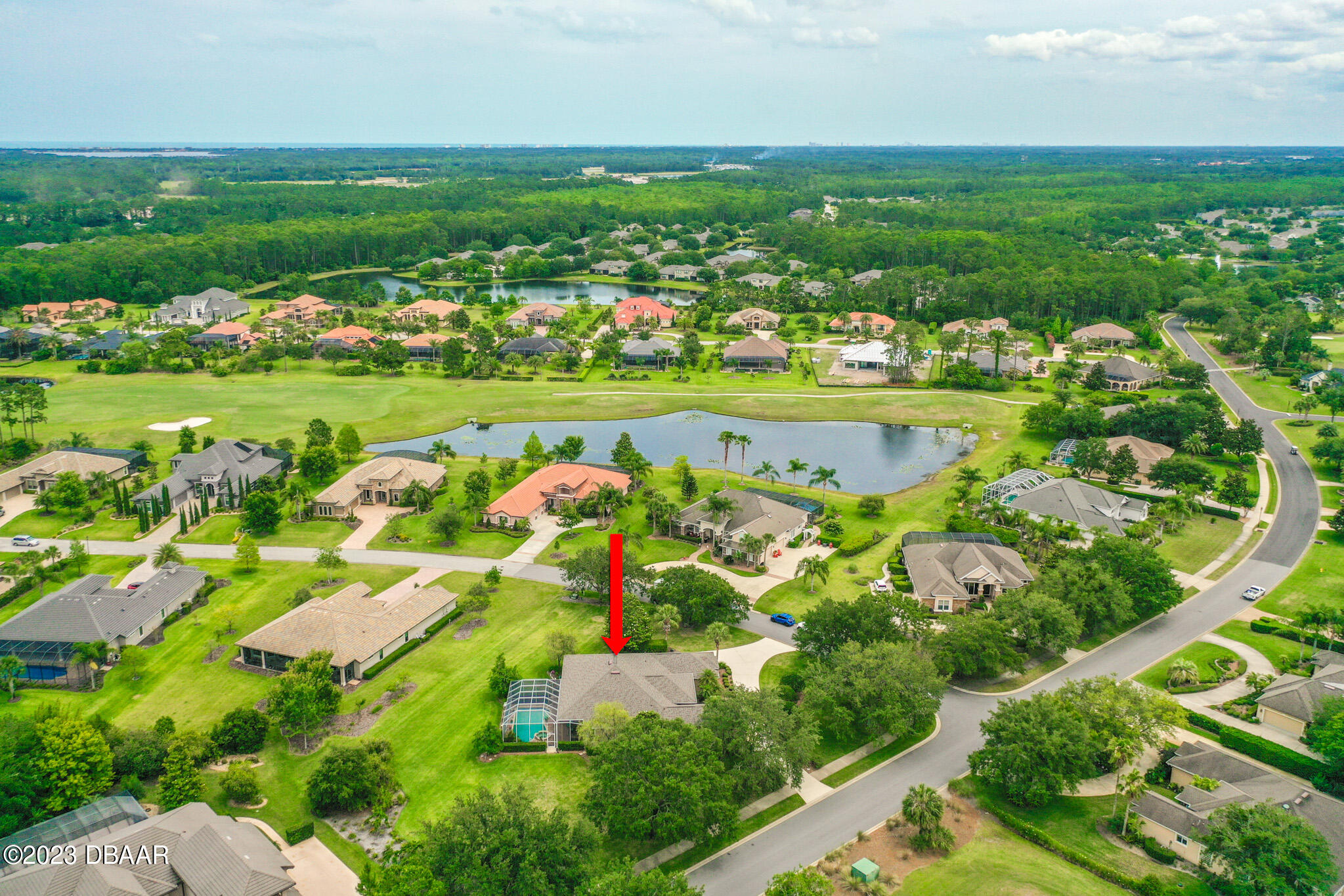 1083 Hampstead Lane Ormond Beach, FL 32174 - Photo 59 of 73 Aerial View of Neighborhood