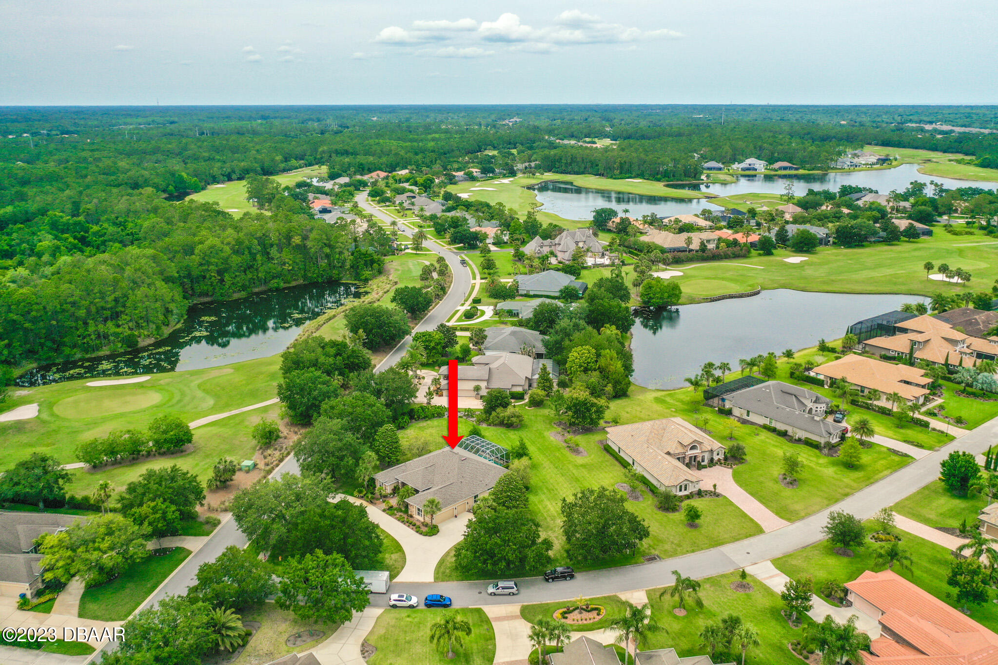 1083 Hampstead Lane Ormond Beach, FL 32174 - Photo 60 of 73 Aerial View of Community