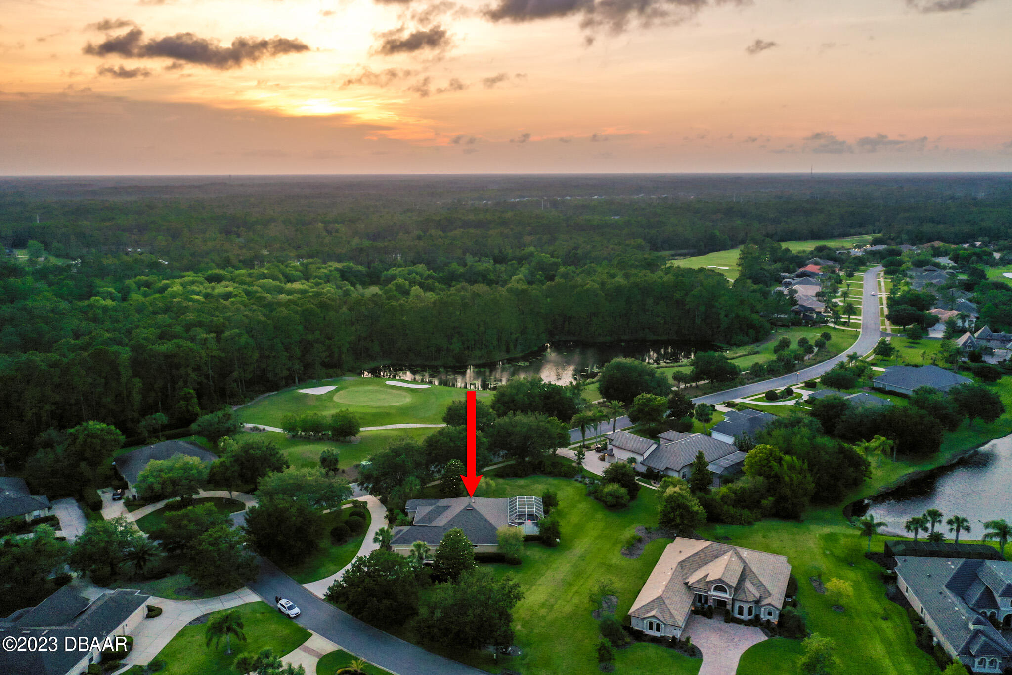 1083 Hampstead Lane Ormond Beach, FL 32174 - Photo 64 of 73 1083HampsteadLnTwilight-22