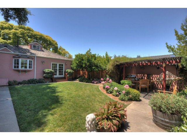 350 Velarde Street Mountain View, CA 94041 - Photo 20 of 24 a view of a house with a backyard