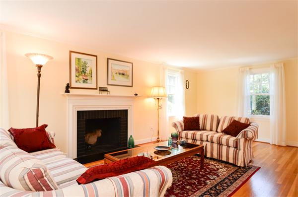 107 Viscount Road Longmeadow, MA 01106 - Photo 5 of 30 a bedroom with furniture and a fireplace