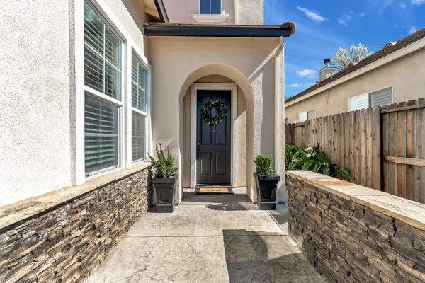 a house with a bathtub and a window