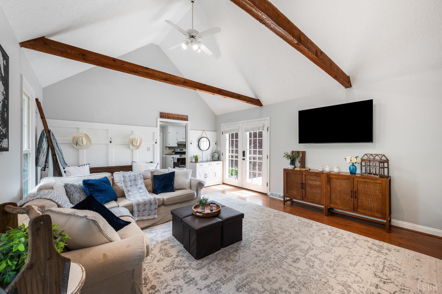 1199 Great Oak Road Forest, VA 24551 - Photo 31 of 85 a living room with furniture and a flat screen tv