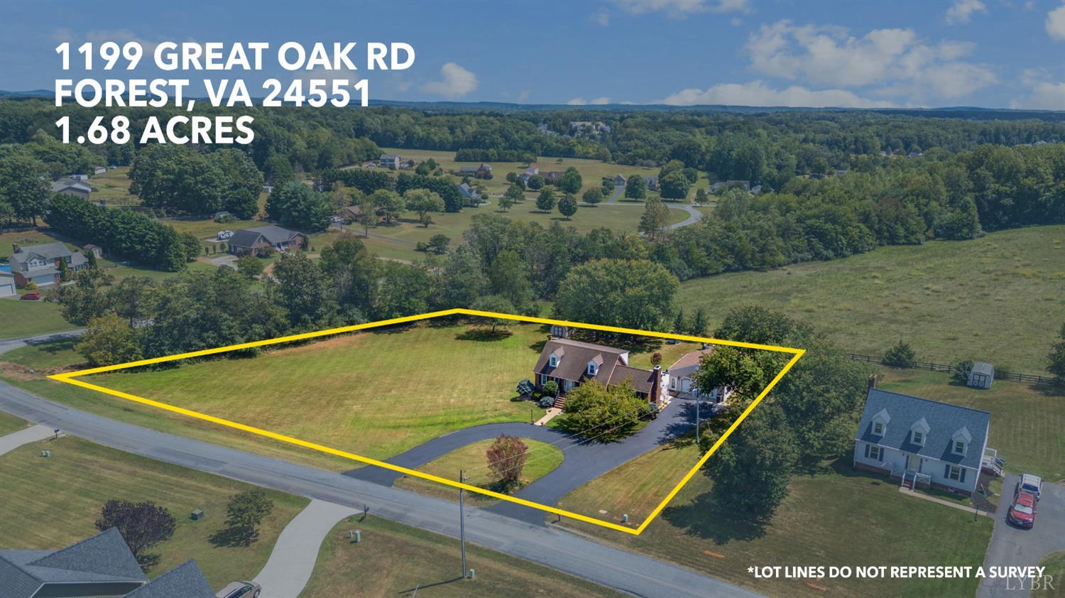 1199 Great Oak Road Forest, VA 24551 - Photo 81 of 85 a view of a small pool with a yard