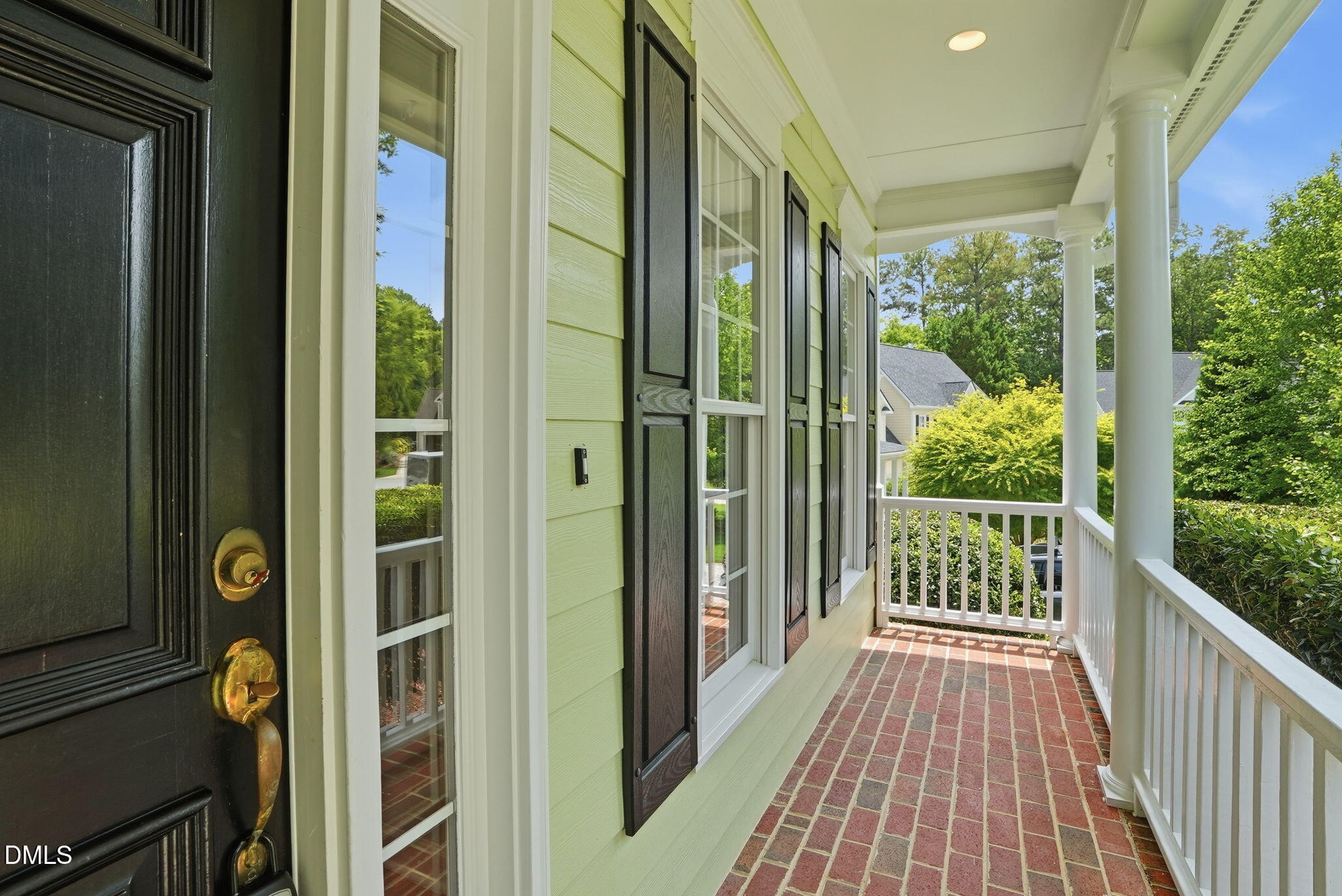 7 Morgans Ridge Lane Durham, NC 27707 - Photo 5 of 75 a view of a balcony with wooden floor