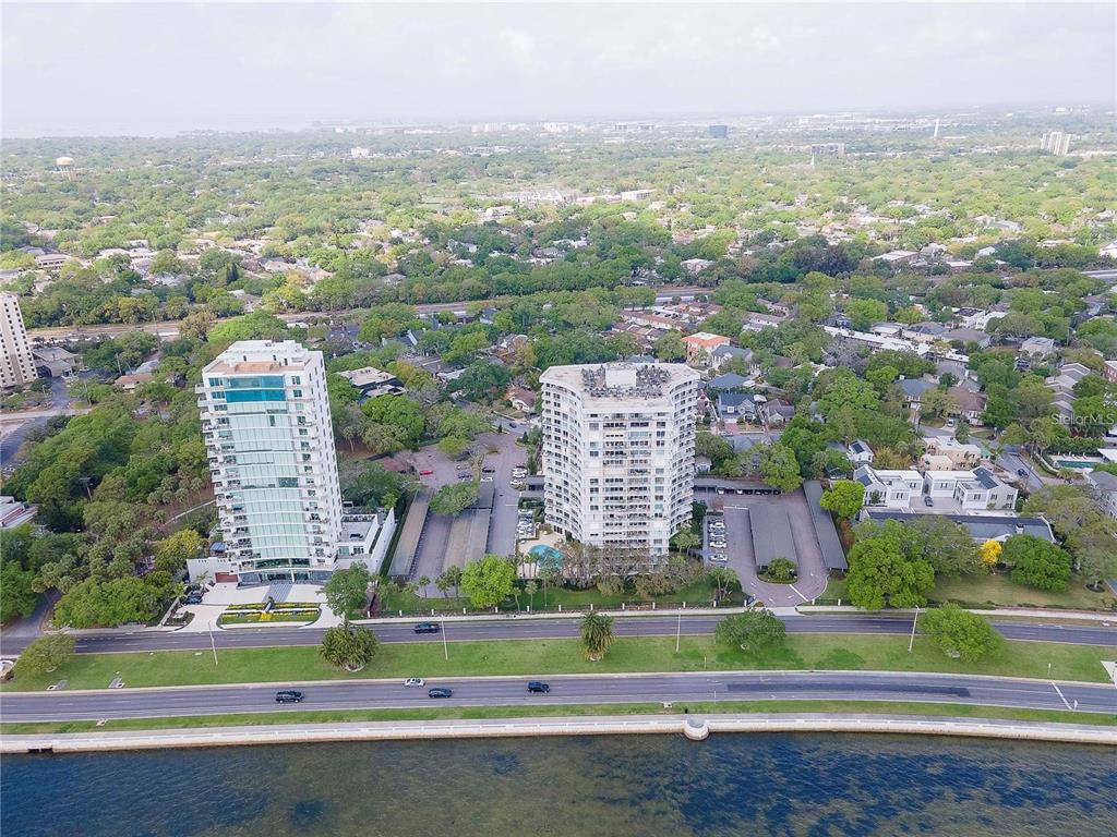 2611 Bayshore Boulevard, Unit 806 Tampa, FL 33629 - Photo 15 of 35 an aerial view of a city with lots of buildings