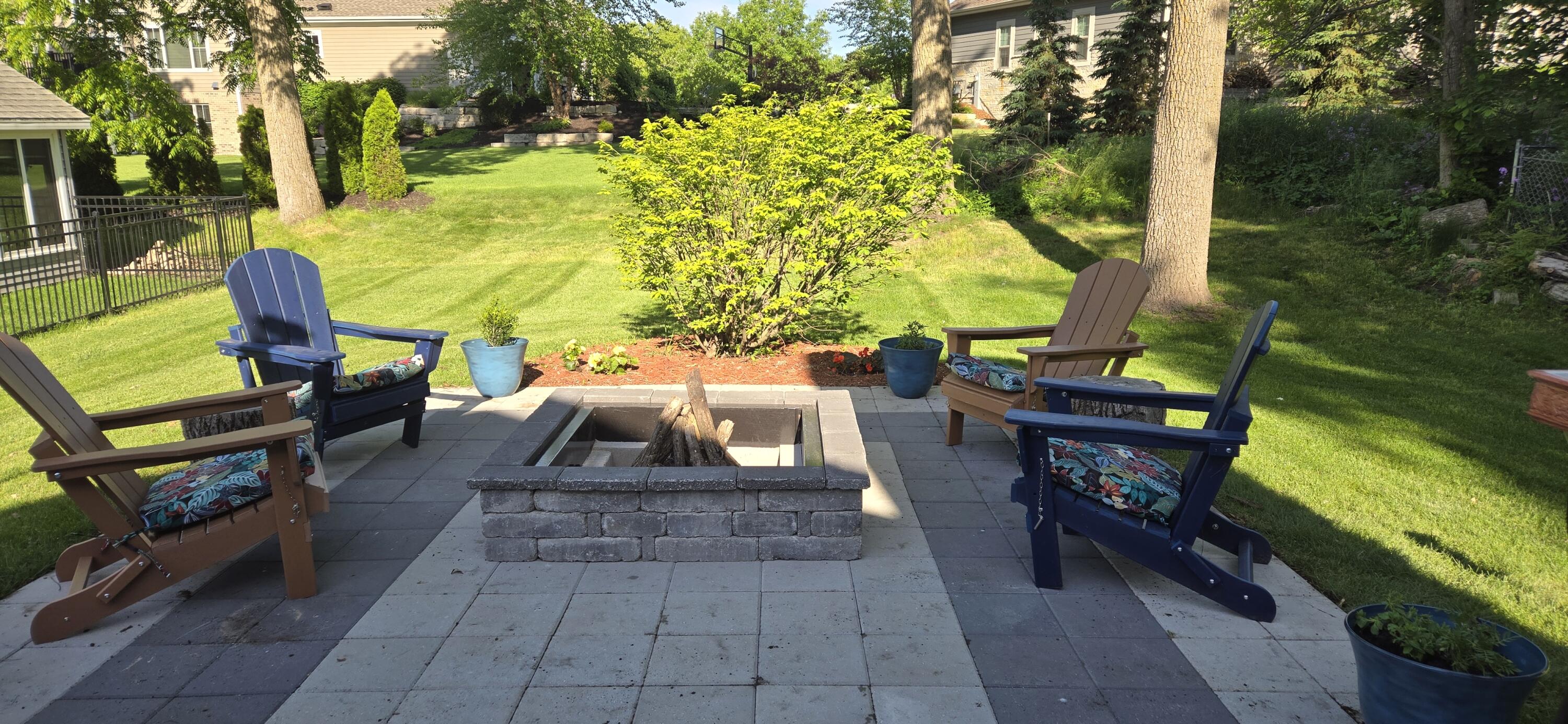 2135 West Shore Drive Delafield, WI 53018 - Photo 34 of 49 Firepit - summer