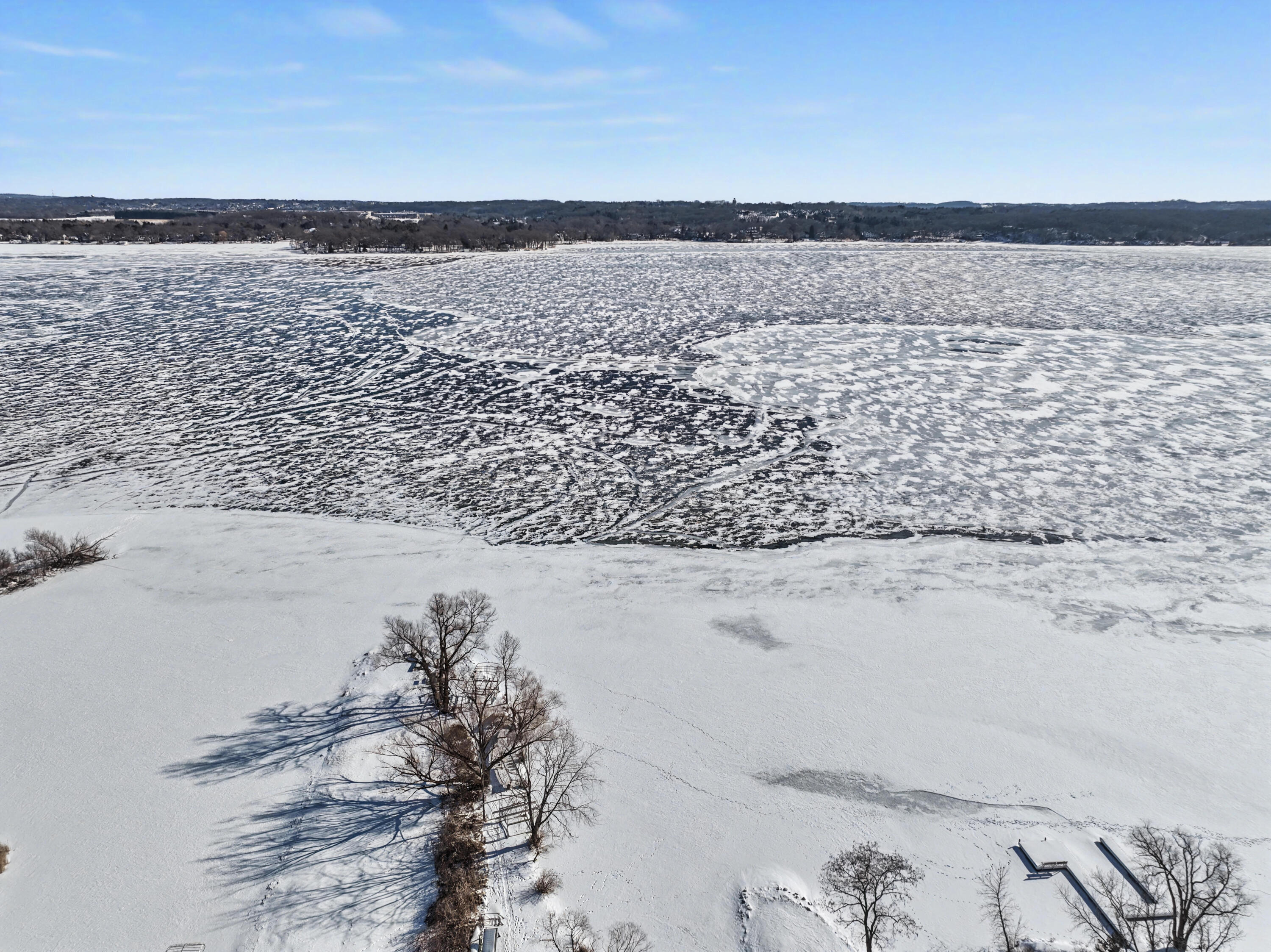 2135 West Shore Drive Delafield, WI 53018 - Photo 42 of 49 End of pier