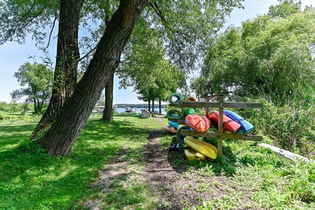 2135 West Shore Drive Delafield, WI 53018 - Photo 44 of 49 Kayak Storage